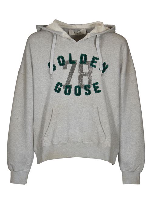 FELPA IN COTONE CON LOGO GOLDEN GOOSE | GUP02170P00186160583